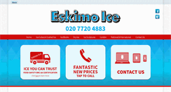 Desktop Screenshot of eskimo-ice.co.uk